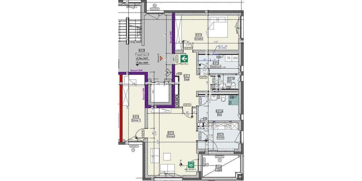 Etagenwohnung Laatzen - 3 Zimmer, 97 m&sup2;, 1.151&euro; | Angebot:24602386