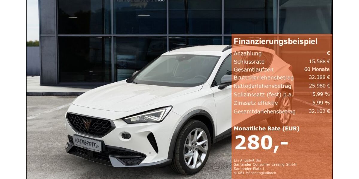 Cupra Formentor 29.766 km 25.380 &euro; Laatzen 30880