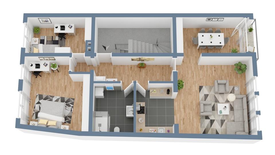 Etagenwohnung Stadthagen - 3.5 Zimmer, 91 m&sup2;, 820&euro; | Angebot:26439769