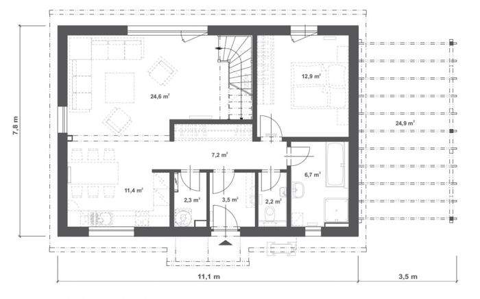 Einfamilienhaus Wennigsen / Bredenbeck am Deister Bredenbeck - 4 Zimmer, 117 m&sup2;, 345.990&euro; | Angebot:25671534