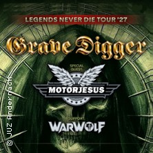 Grave Digger - Legends Never Die Tour '27 + Motorjesus, Warwolf 06.02.2027 Musikzentrum Hannover