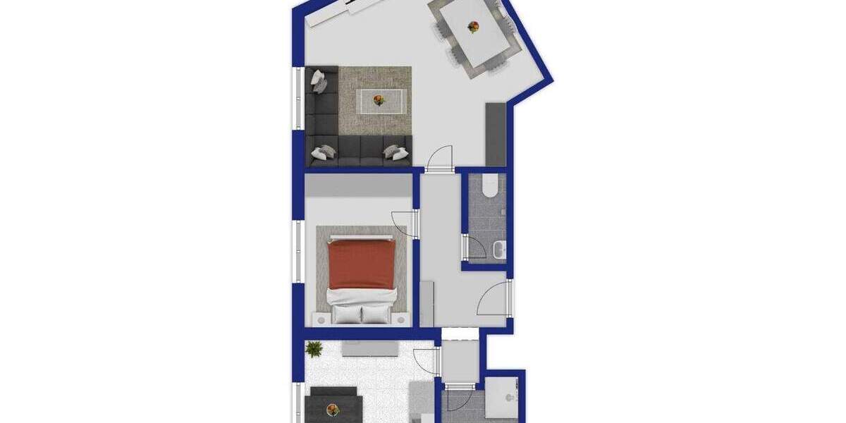 Etagenwohnung Hannover List - 2 Zimmer, 60 m&sup2;, 275.000&euro; | Angebot:25770953