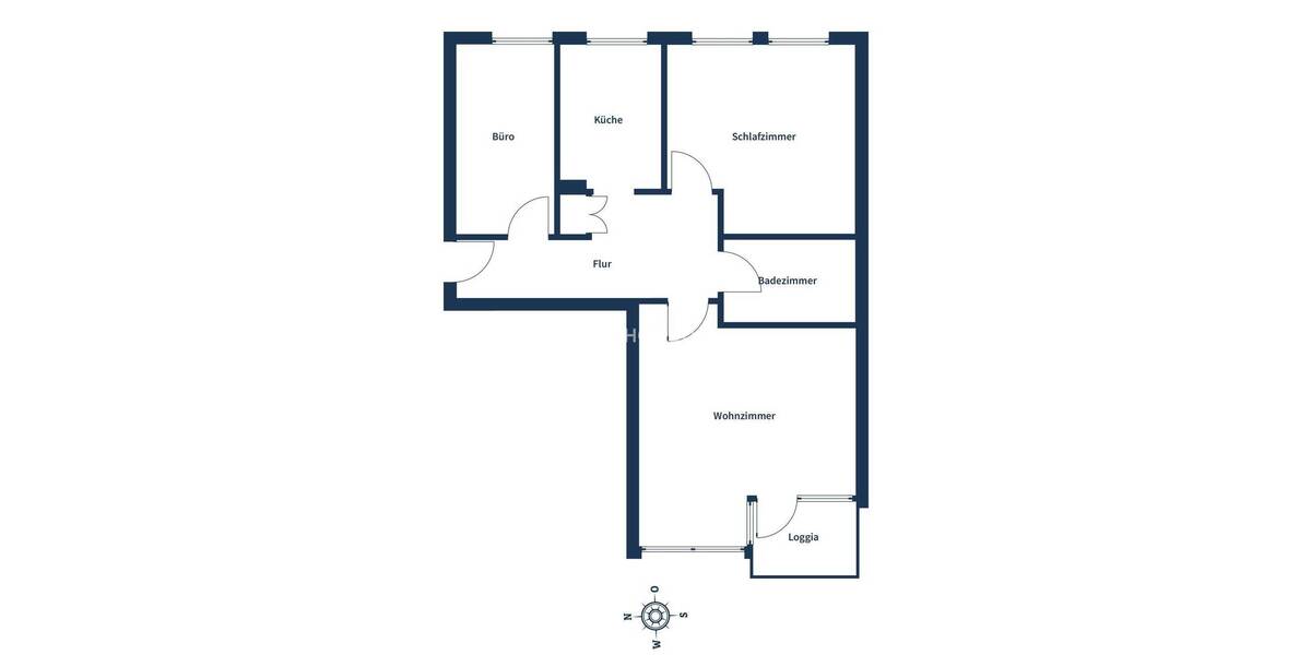 Etagenwohnung Hannover Ricklingen - 3 Zimmer, 76 m&sup2;, 220.000&euro; | Angebot:25702472