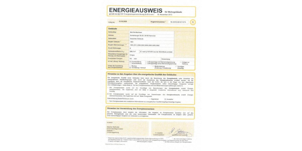Etagenwohnung Hannover Vahrenwald-List - 3 Zimmer, 74 m&sup2;, 228.800&euro; | Angebot:27197592