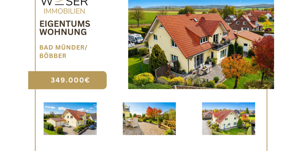 Etagenwohnung Bad Münder Am Deister - 3 Zimmer, 157 m&sup2;, 349.000&euro; | Angebot:23251846