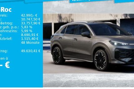 VW T-Roc 4.850 km 42.990 &euro; Hannover 30655