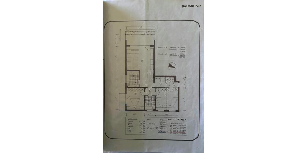 Etagenwohnung Langenhagen Engelbostel - 3 Zimmer, 101 m&sup2;, 298.000&euro; | Angebot:27168812