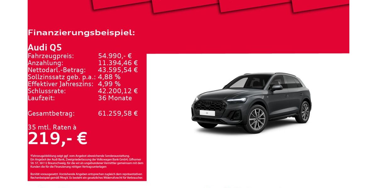 Audi Q5 13.891 km 53.950 &euro; Hannover 30179