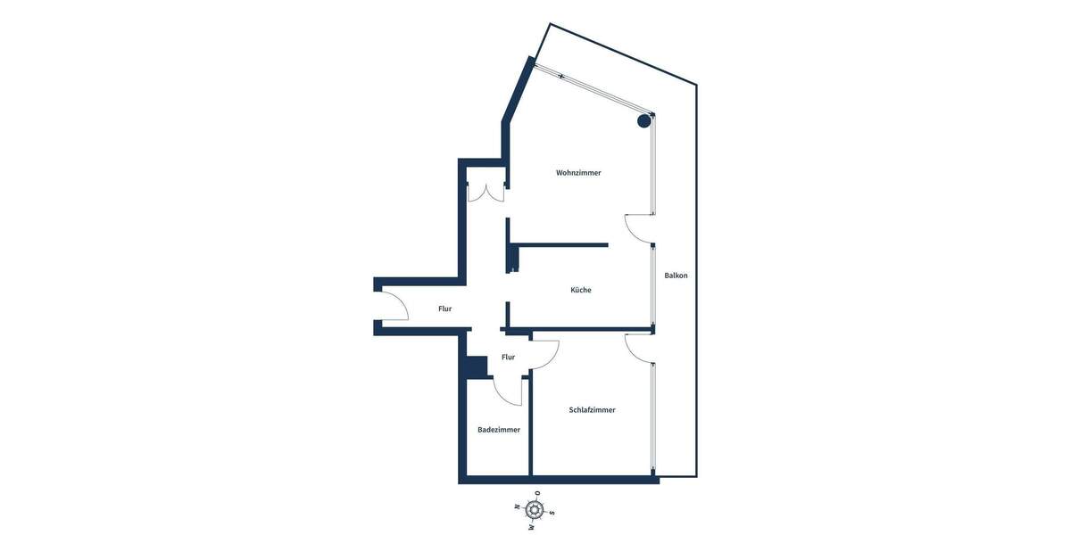 Etagenwohnung Hannover Zoo - 2 Zimmer, 60 m&sup2;, 180.000&euro; | Angebot:25737557