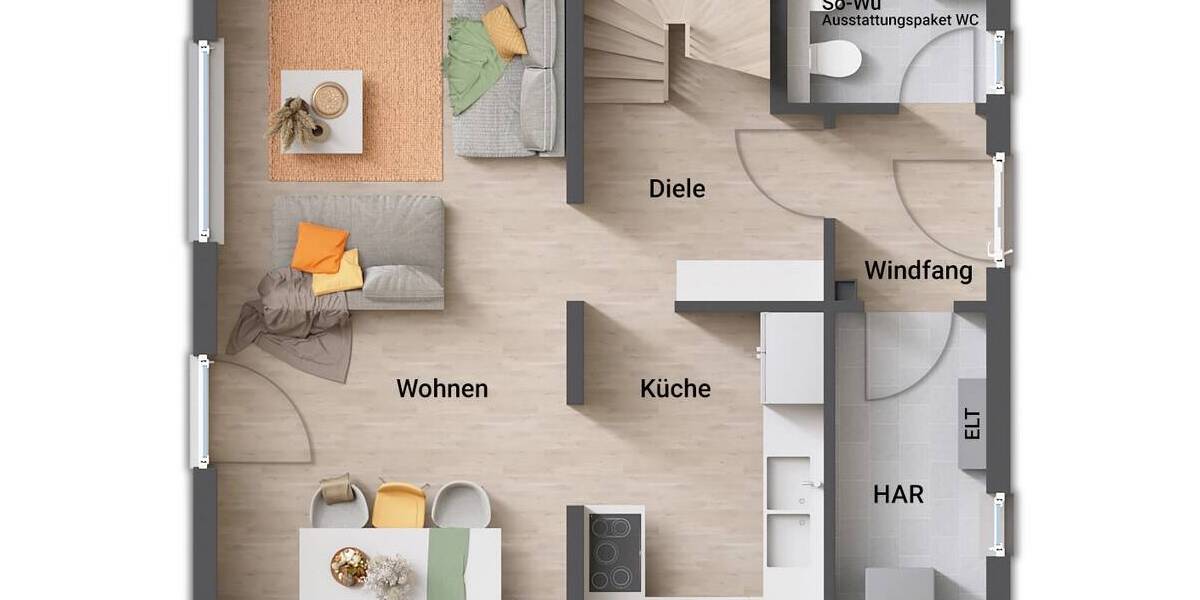 Einfamilienhaus Garbsen Horst - 4 Zimmer, 103 m&sup2;, 200.590&euro; | Angebot:25959147