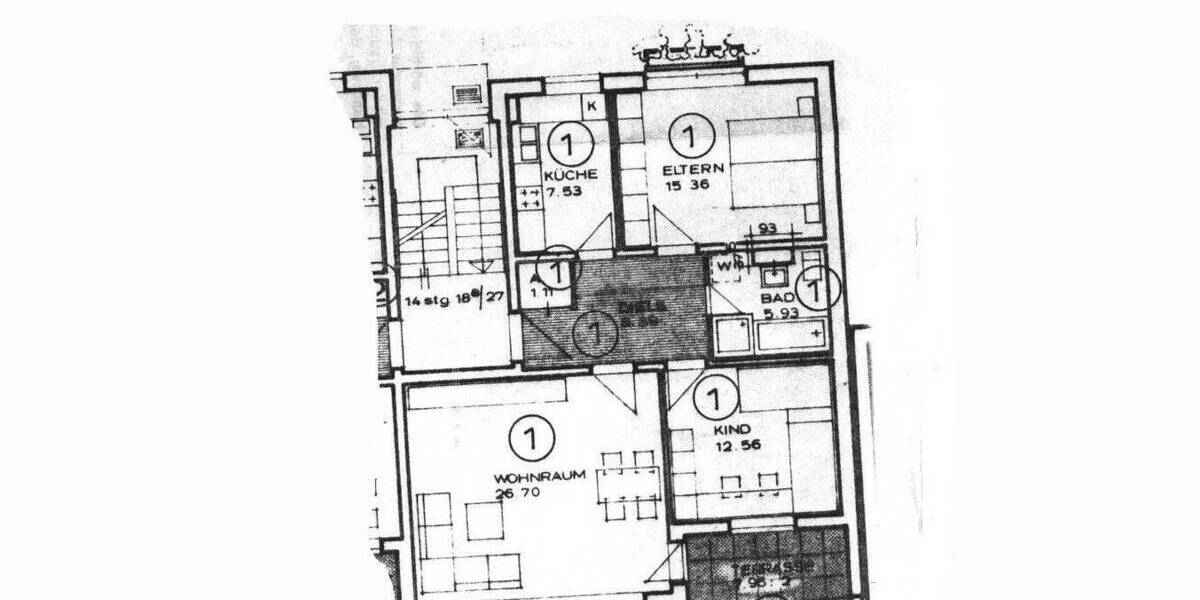 Etagenwohnung Hannover Kleefeld - 3 Zimmer, 81 m&sup2;, 285.000&euro; | Angebot:26741024