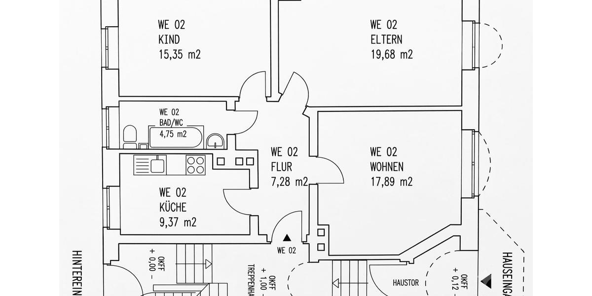 Hochparterre Hannover Bult - 3 Zimmer, 75 m&sup2;, 327.000&euro; | Angebot:27168810