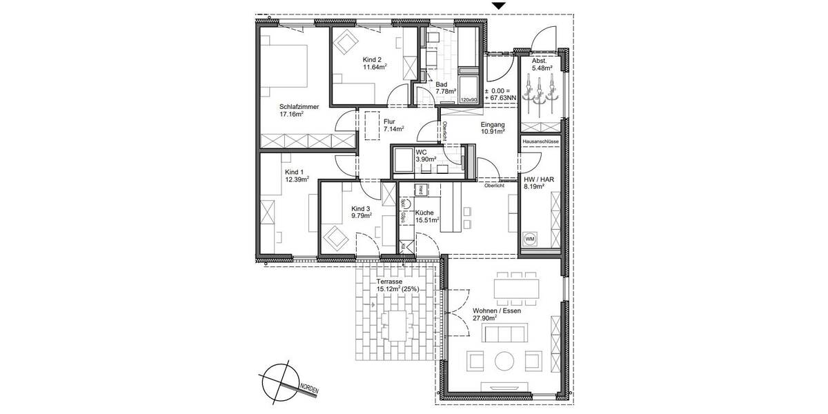 Bungalow Laatzen Laatzen-Mitte - 5 Zimmer, 141 m&sup2;, 690.000&euro; | Angebot:25668763