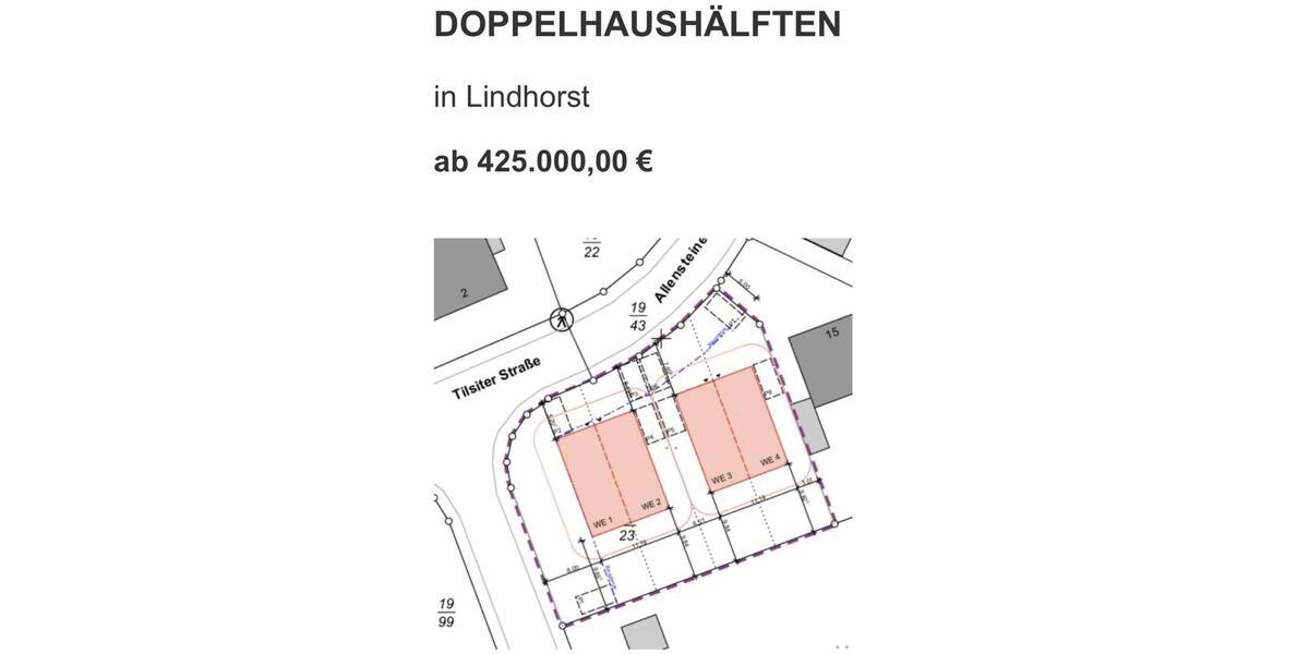 Doppelhaushälfte Hannover Vahrenwald-List - 425.000&euro; | Angebot:25480460