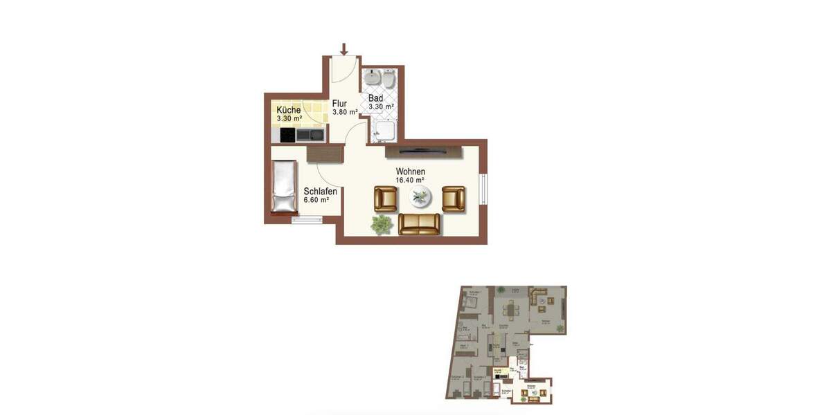 Etagenwohnung Lehrte Aligse - 7 Zimmer, 170 m&sup2;, 370.000&euro; | Angebot:26486727