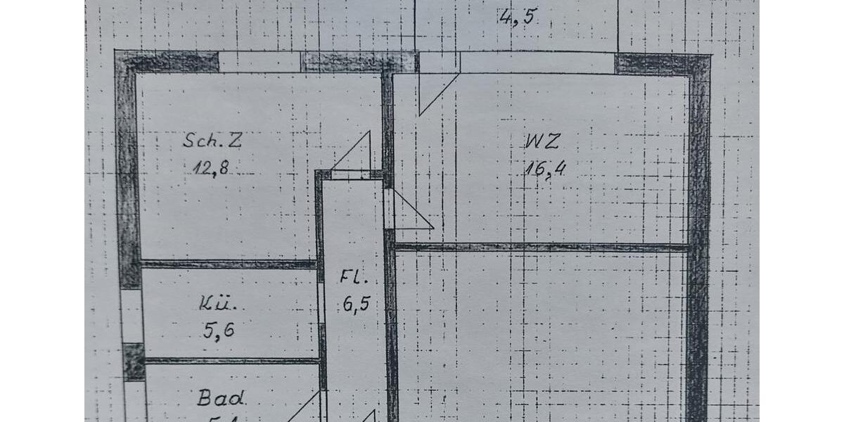 Etagenwohnung Hannover Herrenhausen-Stöcken - 2 Zimmer, 51 m&sup2;, 612&euro; | Angebot:25600994