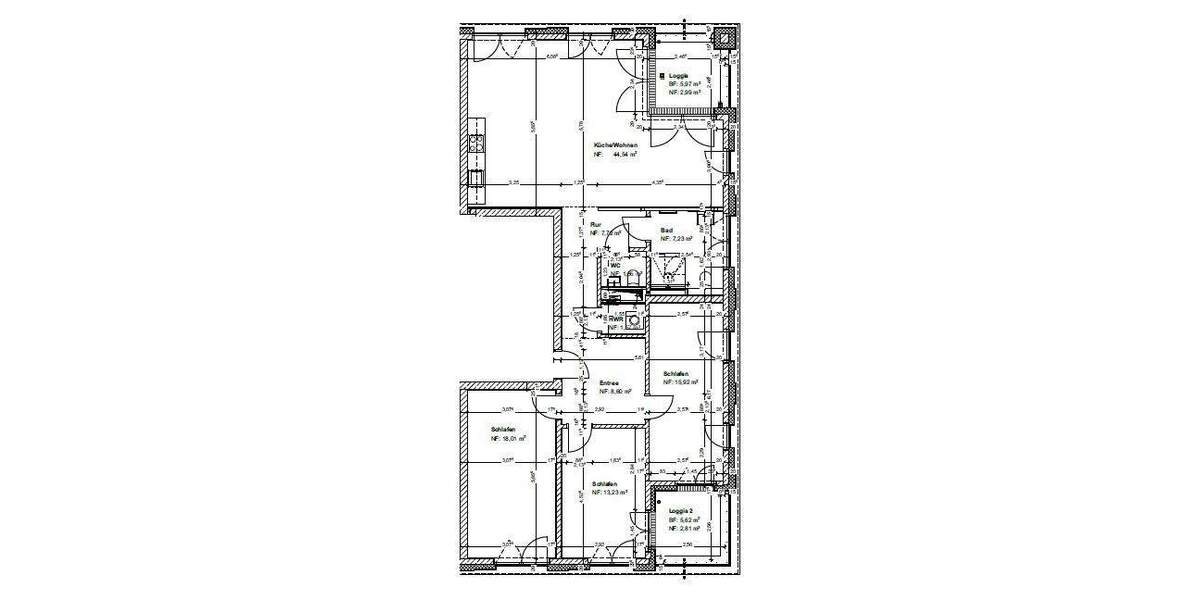 Etagenwohnung Hannover Döhren - 4 Zimmer, 125 m&sup2;, 1.750&euro; | Angebot:25665171