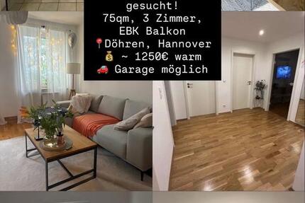 Wohnung Hannover Südstadt - 3 Zimmer, 75 m&sup2;, 1.250&euro; | Angebot:25974475