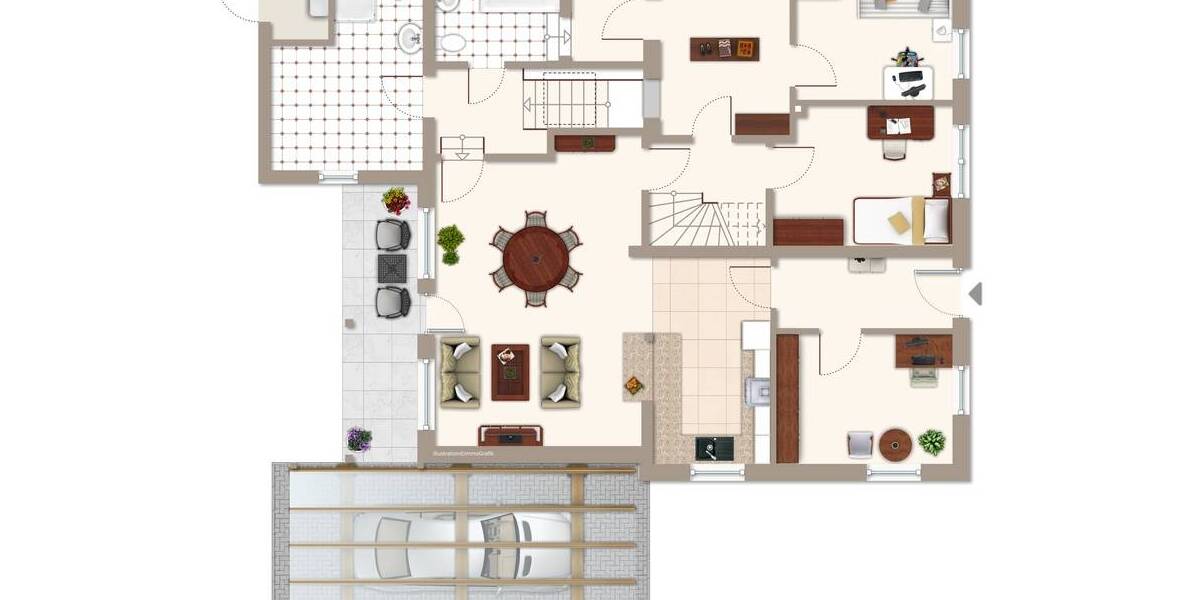 Doppelhaushälfte Wunstorf - 6 Zimmer, 165 m&sup2;, 369.000&euro; | Angebot:25983401