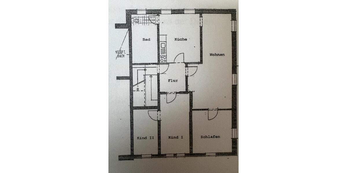 Etagenwohnung Rodenberg - 4 Zimmer, 106 m&sup2;, 1.150&euro; | Angebot:25935216