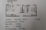 Etagenwohnung Lehrte - 2 Zimmer, 50 m&sup2;, 129.000&euro; | Angebot:26983093