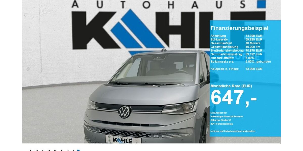VW T7 Multivan 9.900 km 73.990 &euro; Hannover 30419
