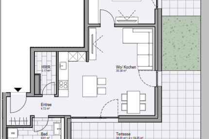 Wohnung Ronnenberg - 2 Zimmer, 75 m&sup2;, 1.120&euro; | Angebot:23791685