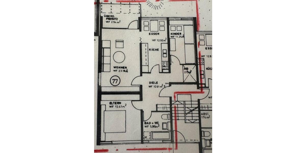 Etagenwohnung Hemmingen - 3.5 Zimmer, 85 m&sup2;, 1.495&euro; | Angebot:25930708
