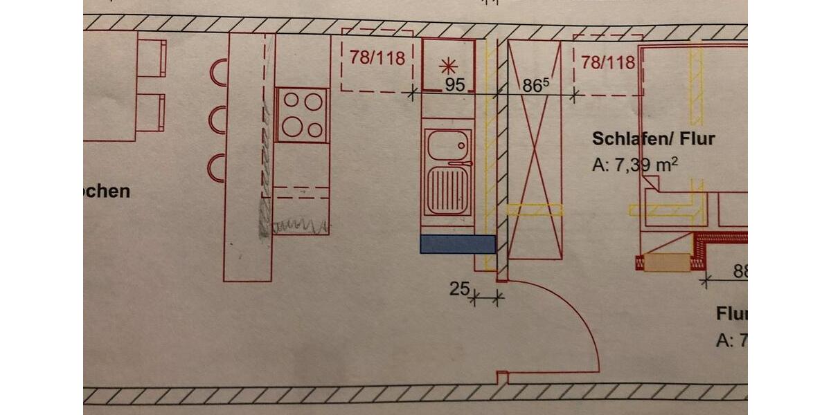 Dachgeschoßwohnung Garbsen Ortschaft Horst - 1.5 Zimmer, 47 m&sup2;, 520&euro; | Angebot:25874559