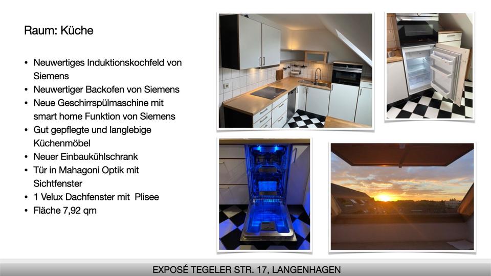 Dachgeschoßwohnung Langenhagen - 2.5 Zimmer, 63 m&sup2;, 235.000&euro; | Angebot:27477694