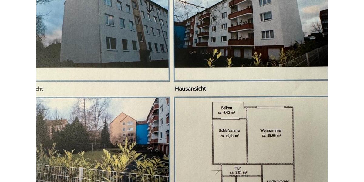 Etagenwohnung Seelze - 3 Zimmer, 75 m&sup2;, 1.150&euro; | Angebot:26014264