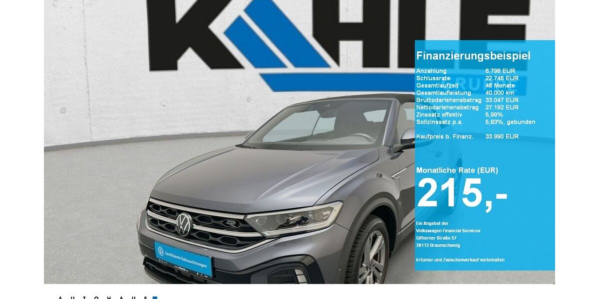 VW T-Roc 7.563 km 33.990 &euro; Neustadt am Rübenberge 31535