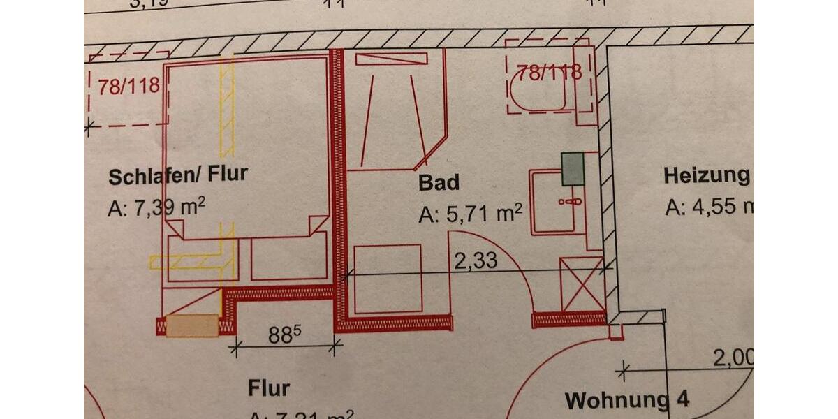 Dachgeschoßwohnung Garbsen Ortschaft Horst - 1.5 Zimmer, 47 m&sup2;, 520&euro; | Angebot:25874559