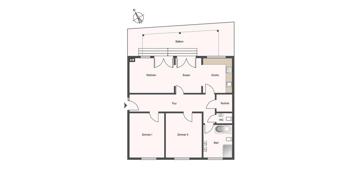 Etagenwohnung Wunstorf - 4 Zimmer, 116 m&sup2;, 1.700&euro; | Angebot:25851888