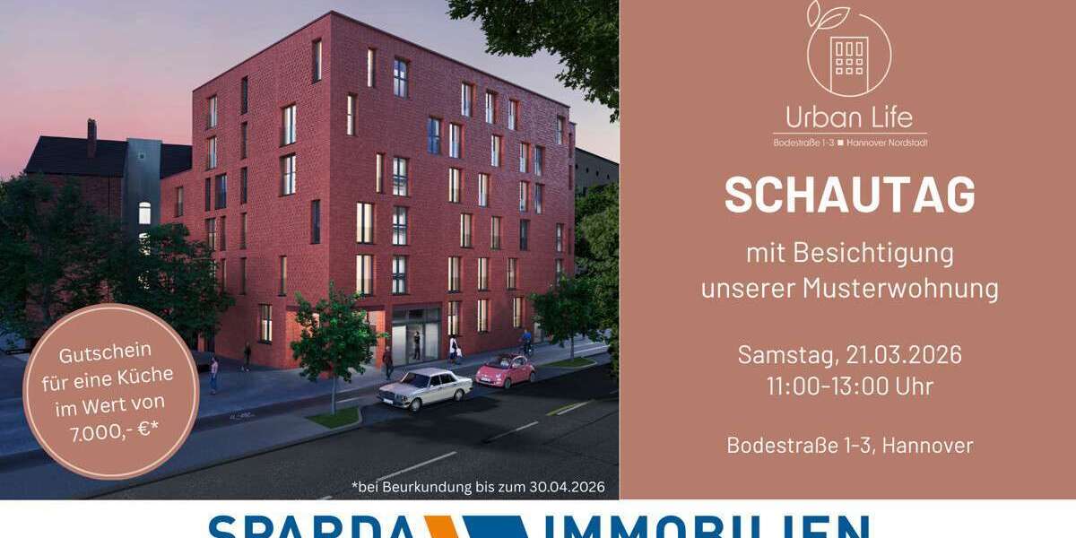 Etagenwohnung Hannover-Nordstadt Nordstadt - 2 Zimmer, 64 m&sup2;, 349.000&euro; | Angebot:24856043