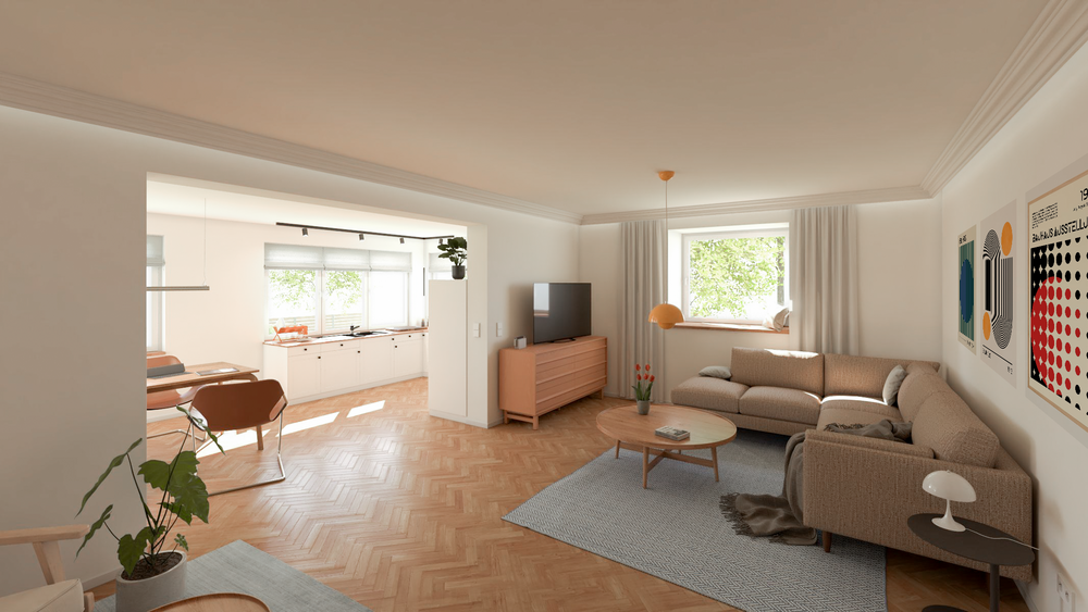 Etagenwohnung Lehrte - 4 Zimmer, 84 m&sup2;, 1.259&euro; | Angebot:25161089