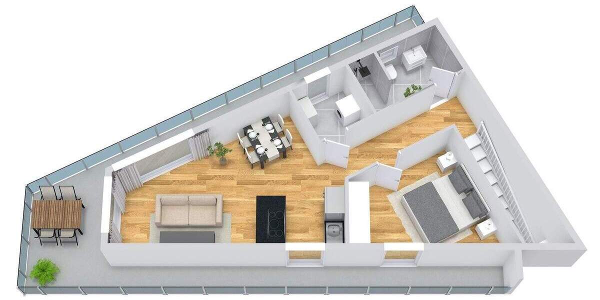 Etagenwohnung Langenhagen Alt-Langenhagen - 2 Zimmer, 67 m&sup2;, 301.900&euro; | Angebot:25738615