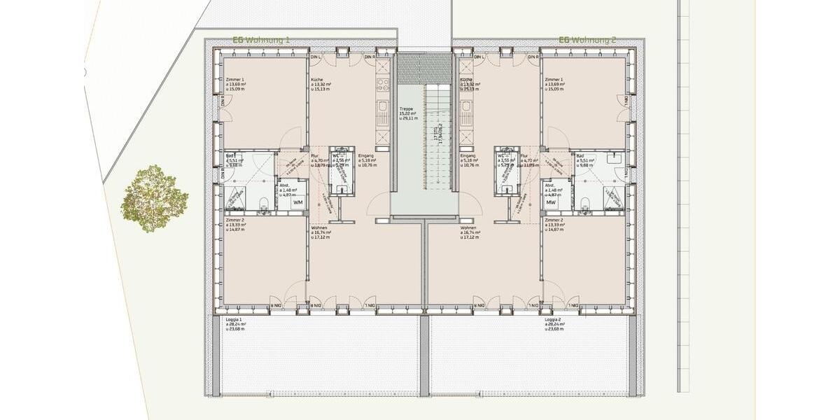 Etagenwohnung Barsinghausen - 3 Zimmer, 91 m&sup2;, 1.221&euro; | Angebot:24864745