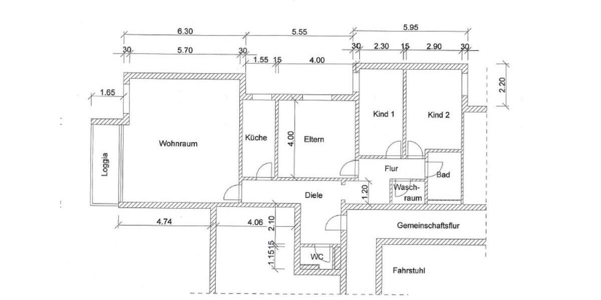 Etagenwohnung Barsinghausen - 4 Zimmer, 112 m&sup2;, 1.100&euro; | Angebot:25352607