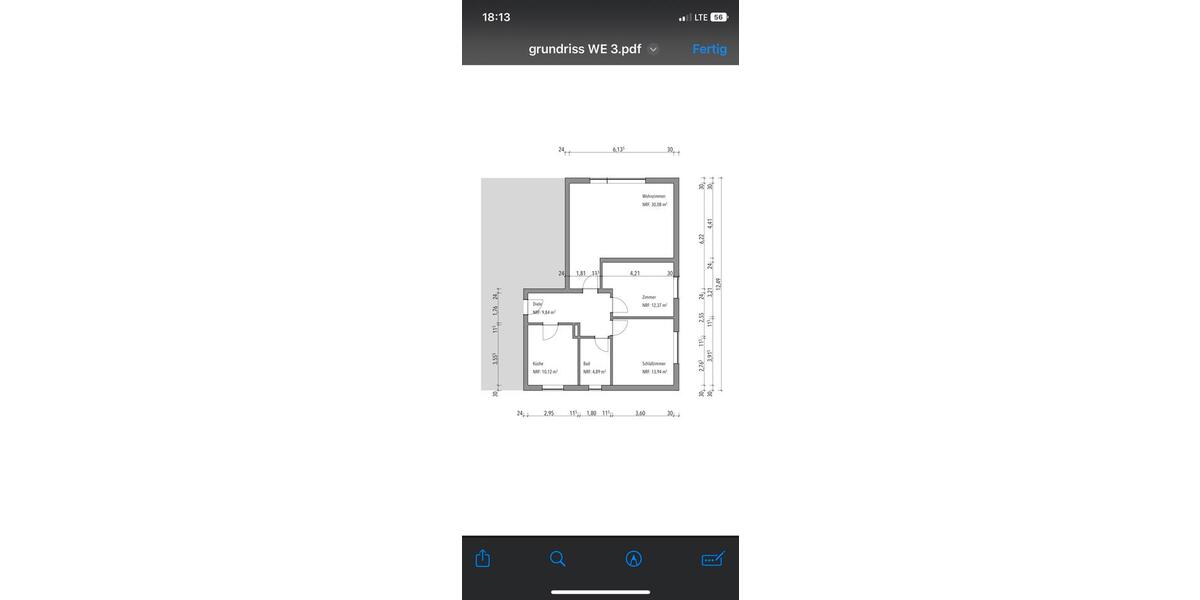 Hochparterre Langenhagen Engelbostel - 2 Zimmer, 83 m&sup2;, 287.000&euro; | Angebot:26546770
