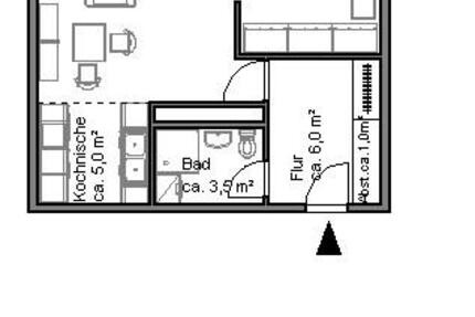 Wohnung Hannover Vahrenwald-List - 2 Zimmer, 56 m&sup2;, 533&euro; | Angebot:25882025
