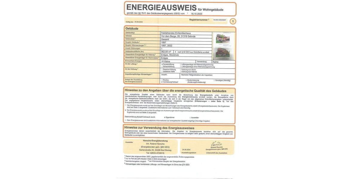 Einfamilienhaus Sehnde Wehmingen - 9 Zimmer, 268 m&sup2;, 625.000&euro; | Angebot:25747708