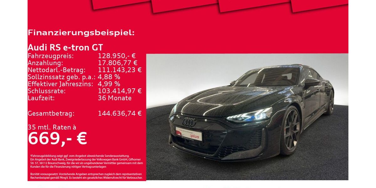 Audi RS e-tron GT 7.162 km 126.950 &euro; Hannover 30179