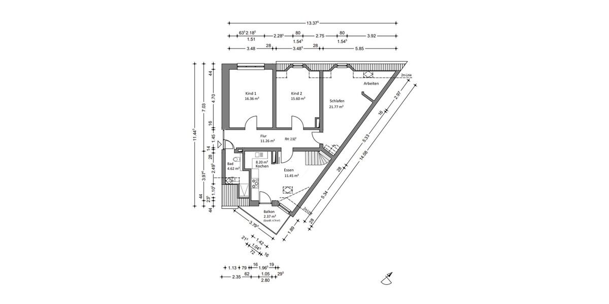 Maisonettenwohnung Hannover Buchholz-Kleefeld - 4 Zimmer, 137 m&sup2;, 649.000&euro; | Angebot:27426807