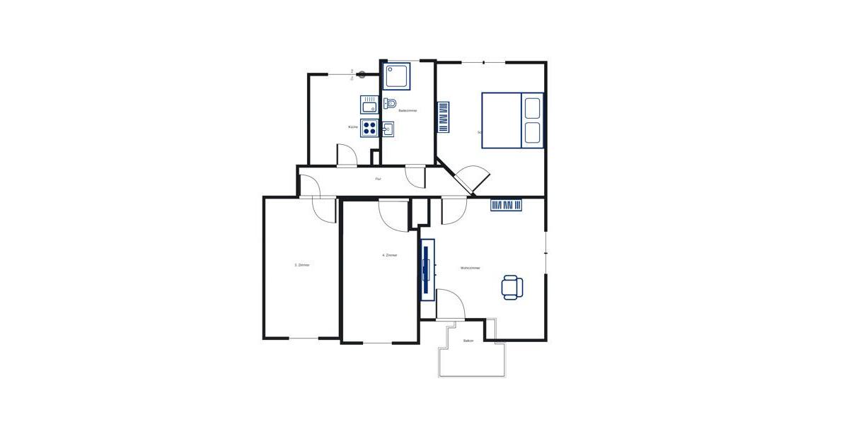Erdgeschoßwohnung Barsinghausen - 4 Zimmer, 67 m&sup2;, 615&euro; | Angebot:25992662