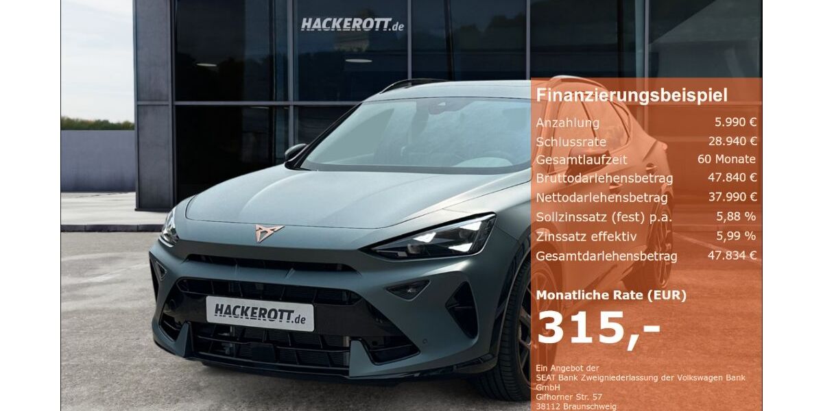 Cupra Formentor 13.800 km 43.980 &euro; Laatzen 30880