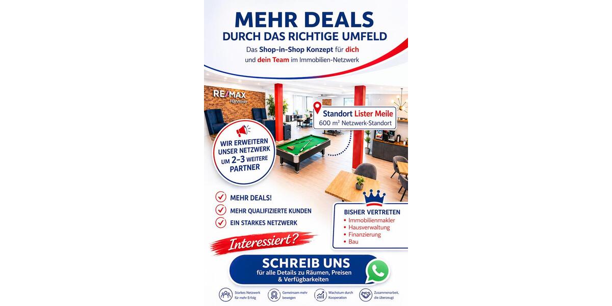 Gewerbeobjekt Hannover Vahrenwald-List - 799&euro; | Angebot:26350661