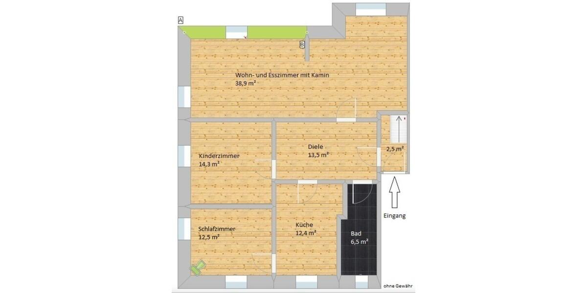 Maisonettenwohnung Gehrden - 6 Zimmer, 166 m&sup2;, 1.250&euro; | Angebot:25890678