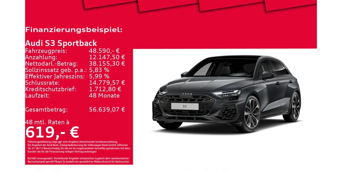 Audi S3 20.263 km 47.950 &euro; Hannover 30179