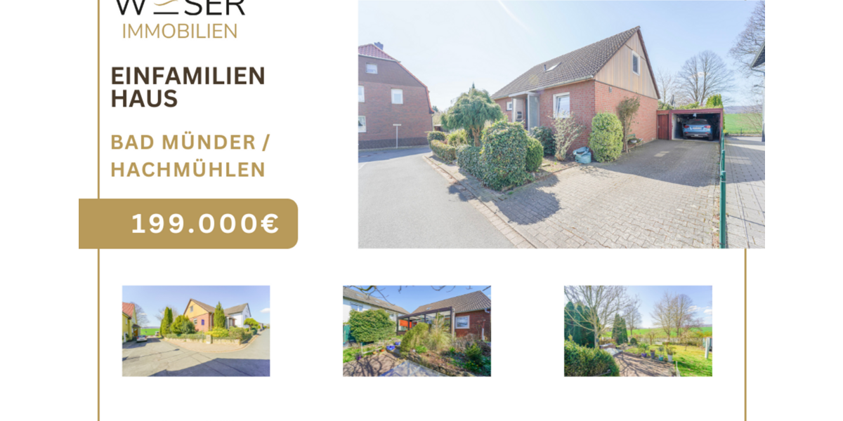 Einfamilienhaus Bad Münder am Deister - 5 Zimmer, 120 m&sup2;, 199.000&euro; | Angebot:20312610